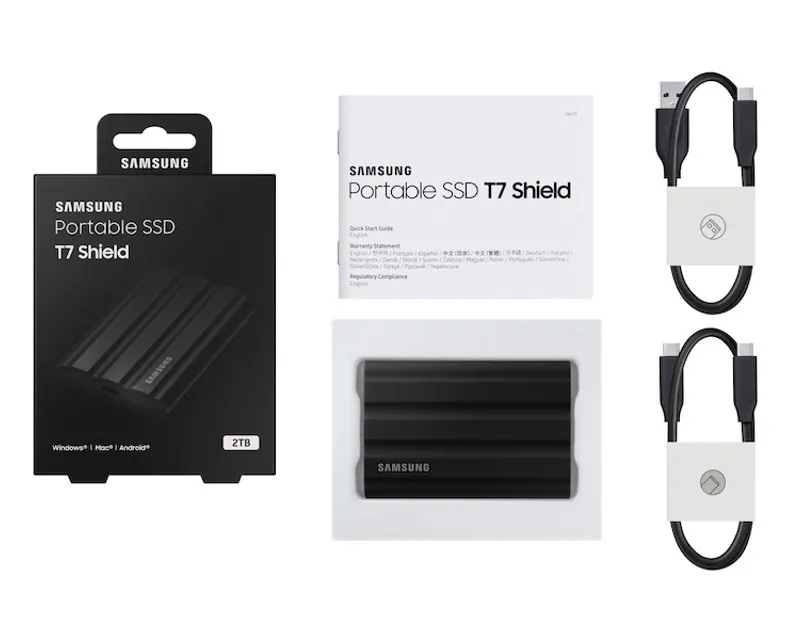 SAMSUNG Portable T7 Shield 2TB crni eksterni SSD MU-PE2T0S  Slika 8