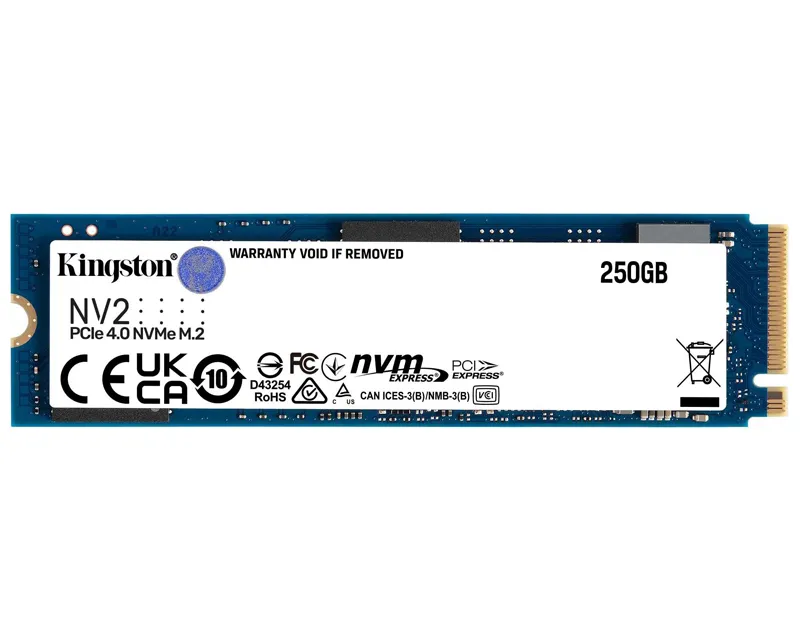 KINGSTON 250GB M.2 NVMe SNV2S/250G NV2 series SSD 