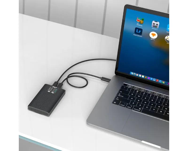 MAIWO Externo dual klon Kućište USB-C na 2 x M.2  NVMe/SATA SSD, K2022CL  Slika 3