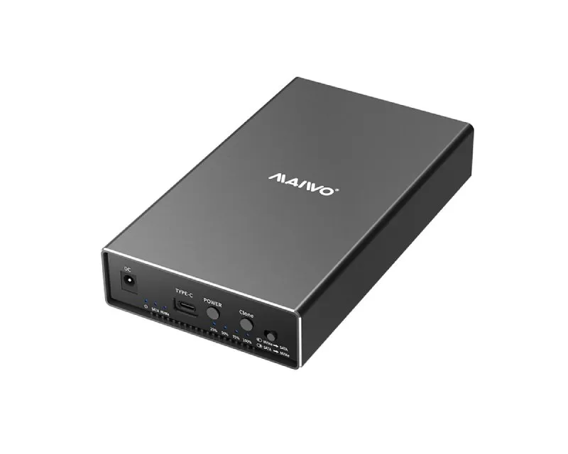 MAIWO Klon Kućište USB 3.2 Gen2 10Gbps HDD/SSD za 3,5"/2,5" HDD i NVMe SSD, K3527N  Slika 2