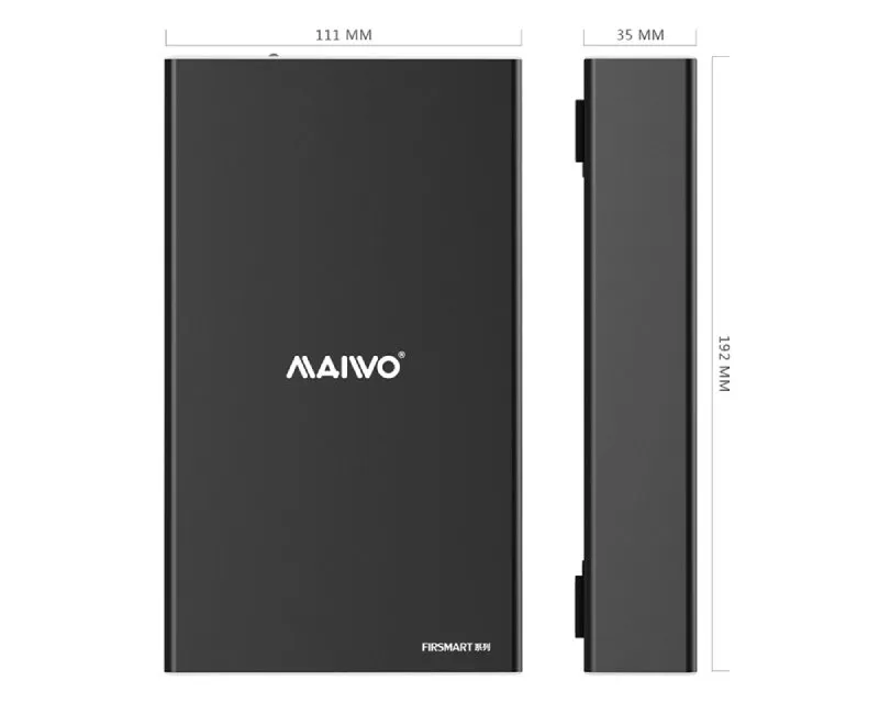 MAIWO Klon Kućište USB 3.2 Gen2 10Gbps HDD/SSD za 3,5"/2,5" HDD i NVMe SSD, K3527N  Slika 4