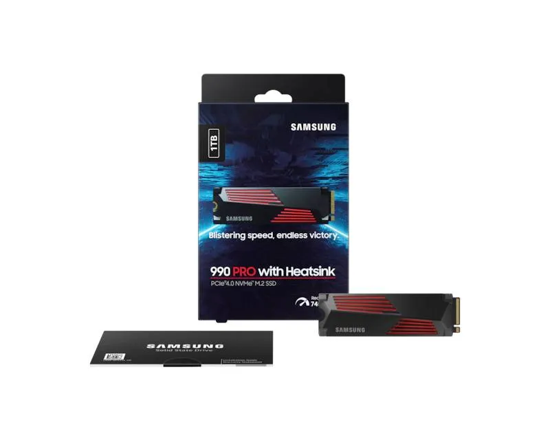 SAMSUNG 1TB M.2 NVMe MZ-V9P1T0CW 990 Pro Series Heatsink SSD  Slika 3