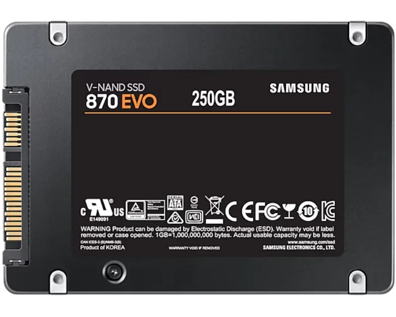 SAMSUNG 250GB 2.5 inča SATA III MZ-77E250BW 870 EVO Series SSD  Slika 2