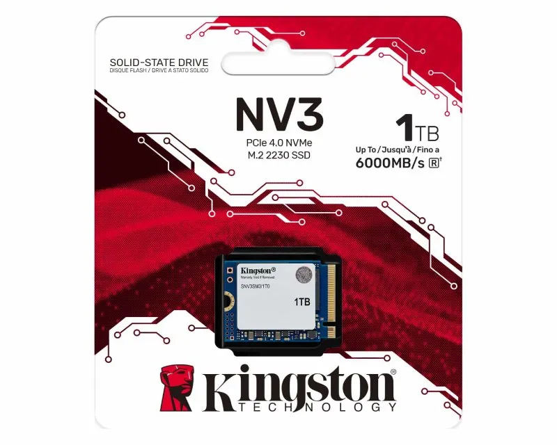 KINGSTON 1TB M.2 2230 NVMe SNV3SM3/1T0 series NV3 SSD  Slika 3