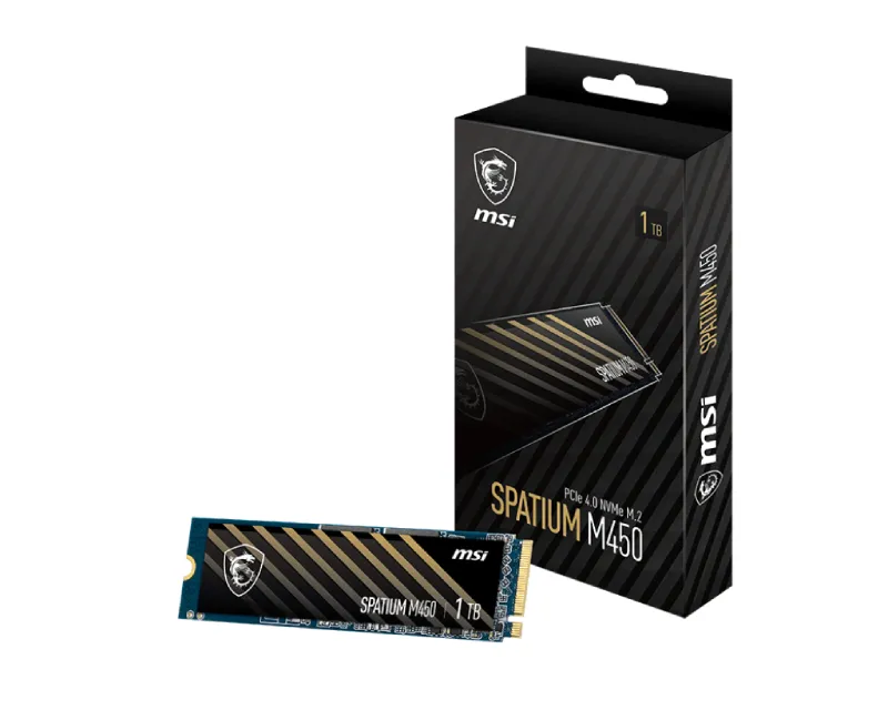MSI SPATIUM M450 1TB PCIe 4.0 NVMe M.2 V1 SSD  Slika 2