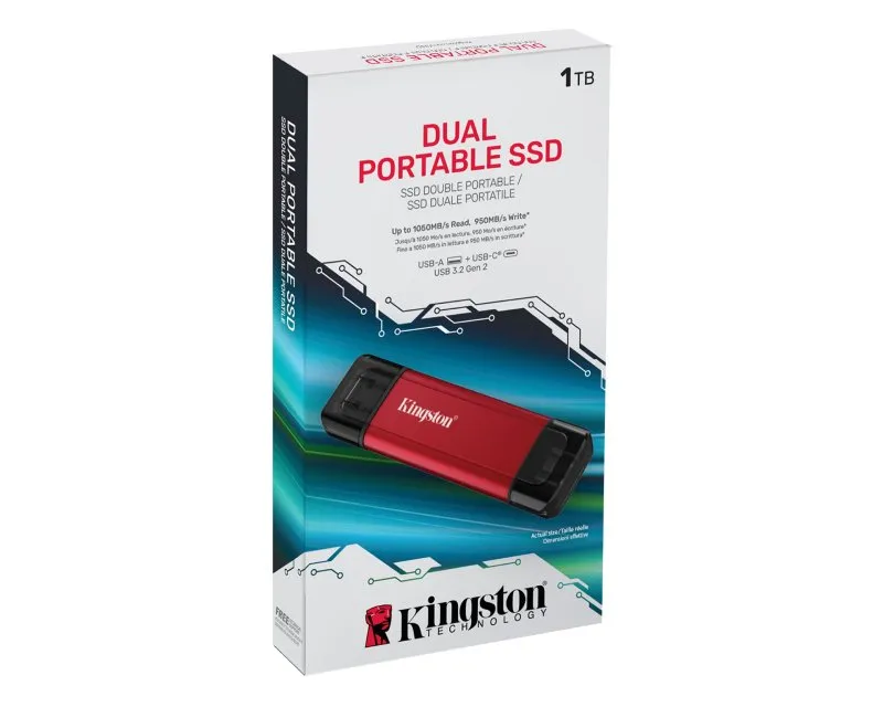 KINGSTON Dual Portable 1TB eksterni SSD SPSD/1TB  Slika 4
