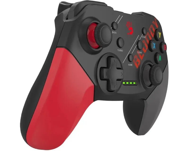 A4 TECH GPW50 Bloody RGB Dual-mode 2.4G Wireless & Wired gamepad USB Sports RED Slika 2