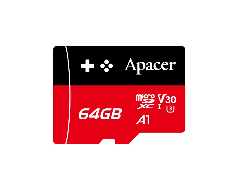 APACER Memorijska kartica UHS-I MicroSDXC 64GB V30 AP64GMCSX10U7-RAGC  Slika 1