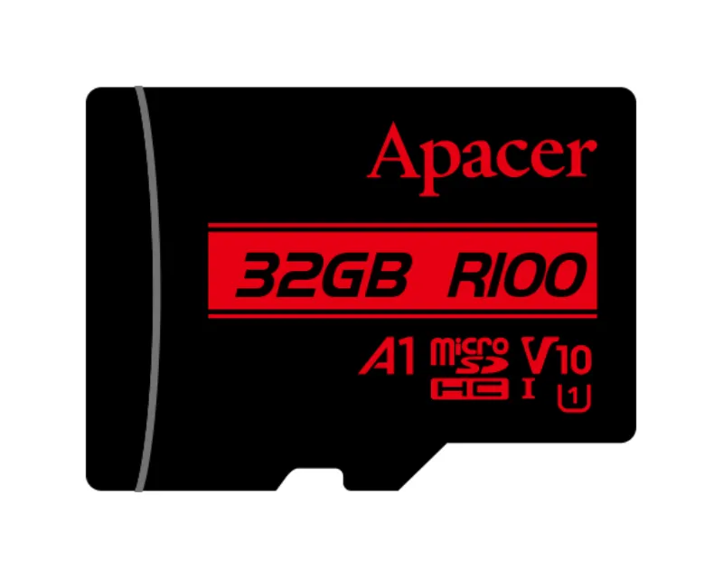 APACER Memorijska kartica MicroSDHC UHS-I U1 Class10  V10 A1 R100 32GB AP32GMCSH10UB-RA  Slika 1