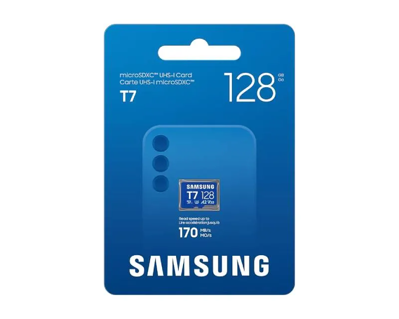 SAMSUNG T7 Memorijska kartica microSDXC UHS-I U3 V30 A2 128GB MB-MB128T Slika 3