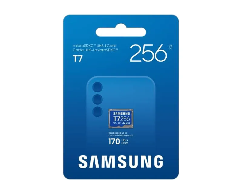 SAMSUNG T7 Memorijska kartica microSDXC UHS-I U3 V30 A2 256GB MB-MB256T  Slika 3