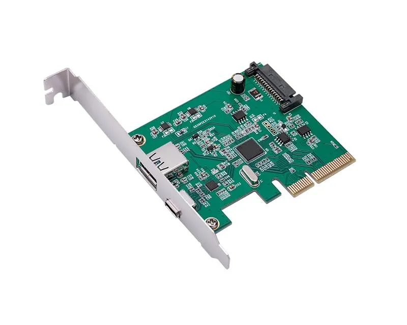 E-GREEN PCI-Express kontroler USB 3.1 Type-A+USB-C Host  Slika 1