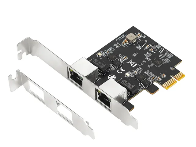 E-GREEN PCI-Express kontroler 2-port 2.5 Gigabit Ethernet (Realtek 8125B) Slika 1