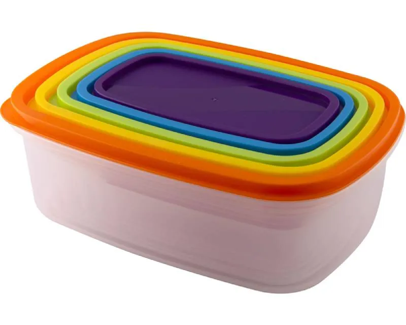 LAMART LT6030 Set plastičnih posuda 6kom RAINBOW  Slika 2