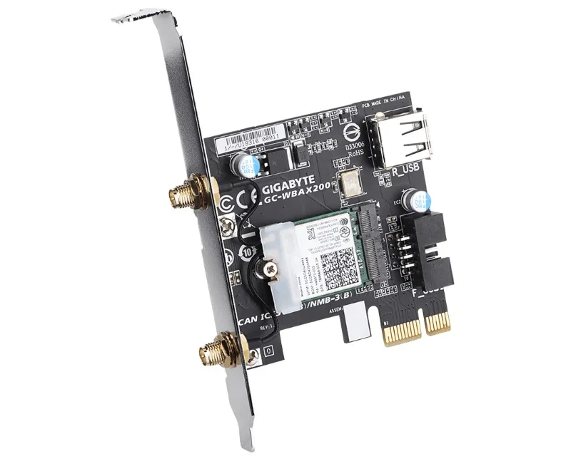 GIGABYTE GC-WBAX200 rev. 1.0 bluetooth + wireless card mrežna karta  Slika 2
