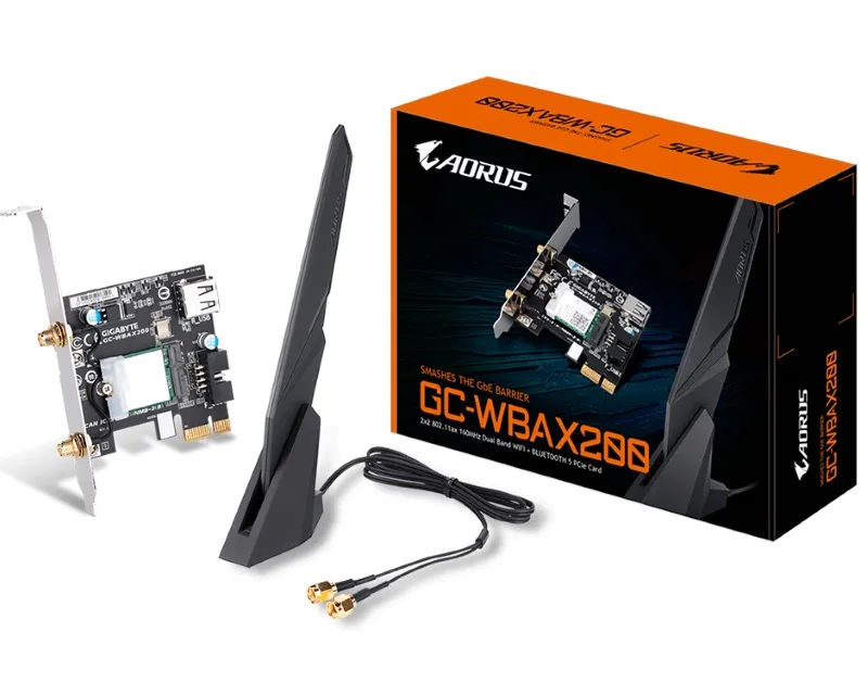 GIGABYTE GC-WBAX200 rev. 1.0 bluetooth + wireless card mrežna karta  Slika 1