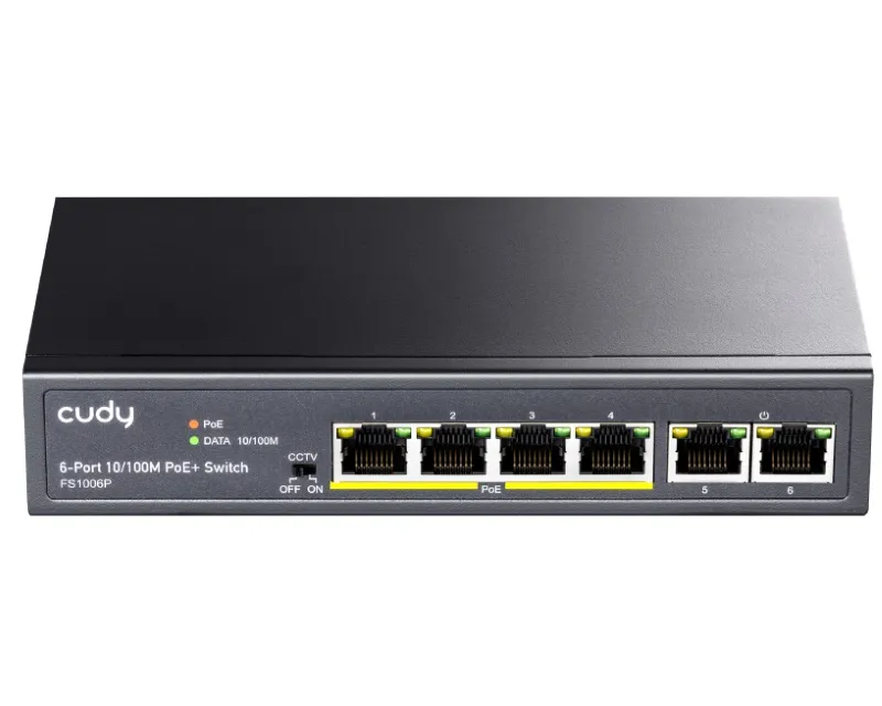 CUDY FS1006P PoE+ 6port switch  Slika 1