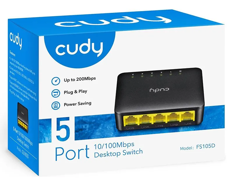 CUDY FS105D 5port switch  Slika 4