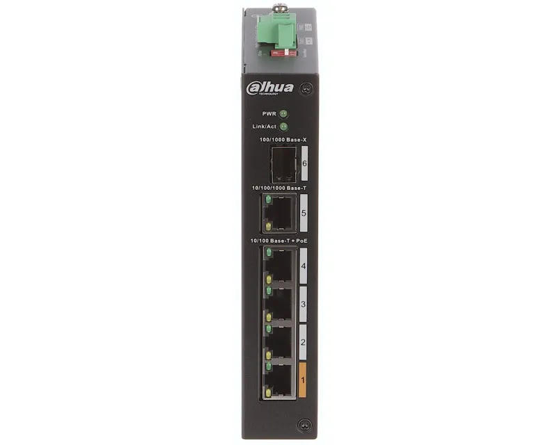 DAHUA PFS3106-4ET-60-V2 4port Unmanaged PoE switch  Slika 1