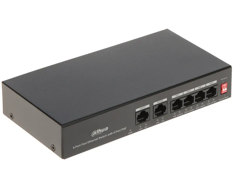 DAHUA PFS3006-4ET-36 6-Port Fast Ethernet Switch with 4-Port PoE  Slika 2