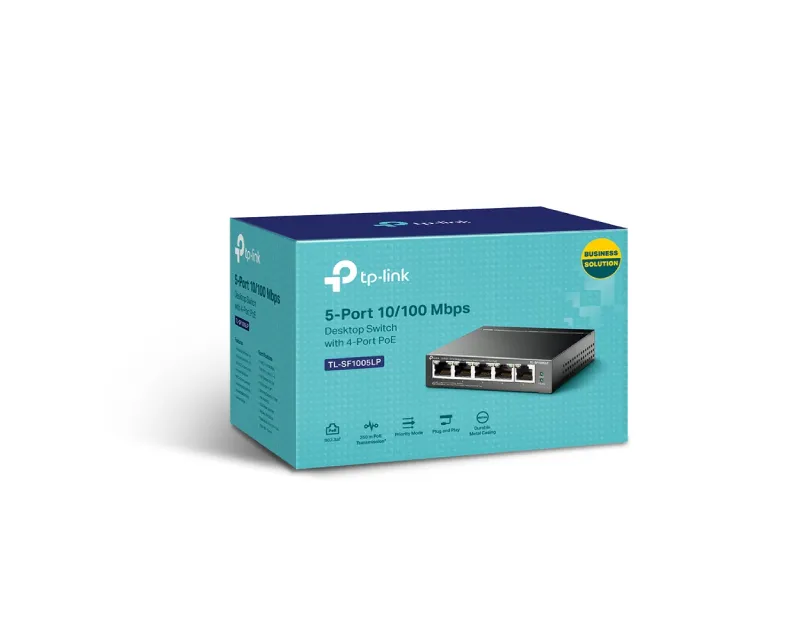 TP-LINK TL-SF1005LP PoE switch 5 porta 10/100mb/s Slika 3