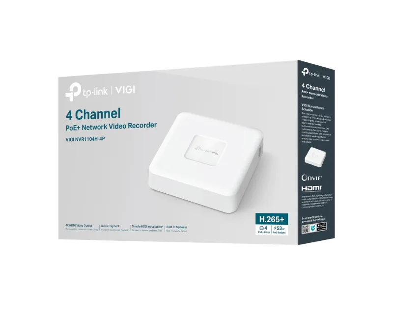 TP-LINK VIGI NVR1104H-4P-Poe Slika 4
