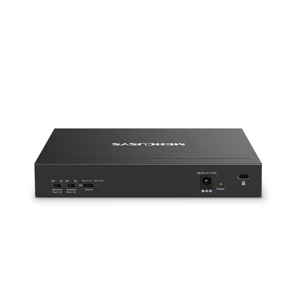 MERCUSYS MS110P(UN) 0-Port 10/100Mbps Desktop Switch with 8-Port PoE+  Slika 3