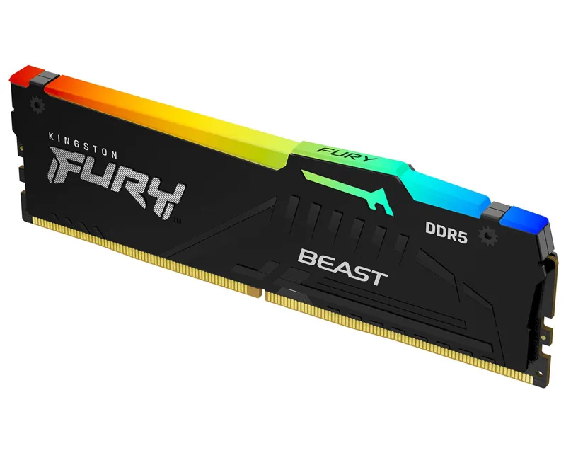 KINGSTON DIMM DDR5 16GB 5600MT/s KF556C36BBEA-16 Fury Beast RGB EXPO  Slika 2