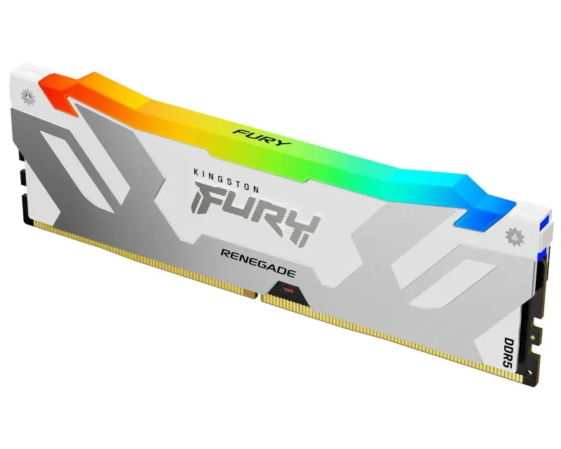 KINGSTON DIMM DDR5 16GB 6800MT/s KF568C36RWA-16 FURY Renegade RGB White XMP  Slika 1