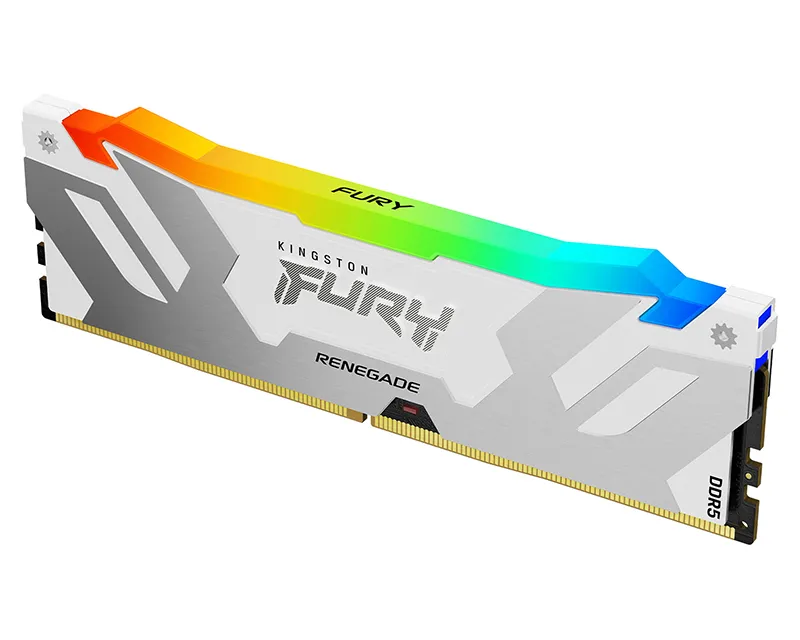 KINGSTON DIMM DDR5 32GB 6000MT/s KF560C32RWA-32 FURY Renegade RGB White XMP Slika 2