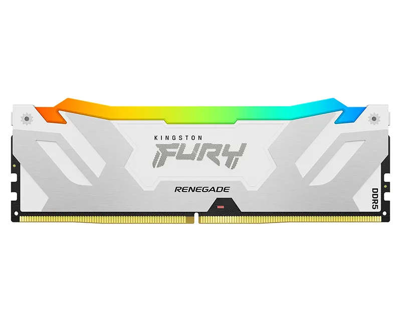 KINGSTON DIMM DDR5 32GB 6000MT/s KF560C32RWA-32 FURY Renegade RGB White XMP Slika 1