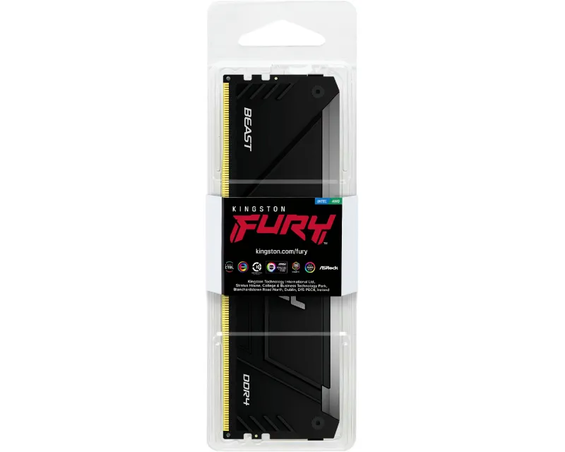 KINGSTON DIMM DDR4 32GB 3600MT/s KF436C18BB2A/32 Fury Beast Black RGB - Slika 3