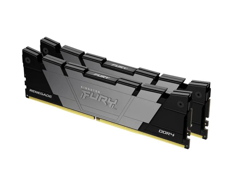 KINGSTON DIMM DDR4 32GB (2x16GB kit) 4000MT/s KF440C19RB12K2/32 Fury Renegade Black XMP Slika 1