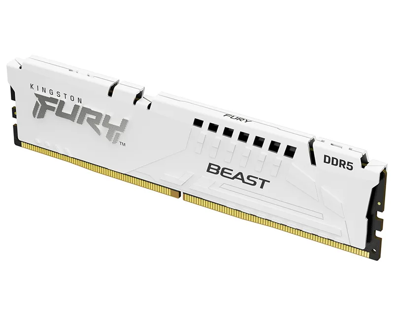 KINGSTON DIMM DDR5 32GB 6400MT/s KF564C32BW-32 FURY Beast White XMP  Slika 2