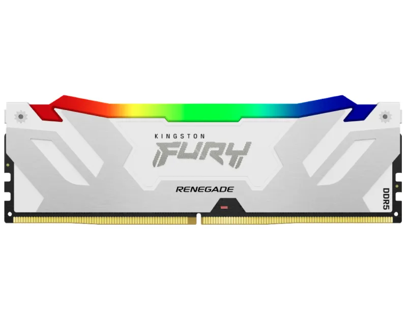 KINGSTON DIMM DDR5 16GB 7600MT/s KF576C38RWA-16 FURY Renegade Silver/White RGB XMP  Slika 1