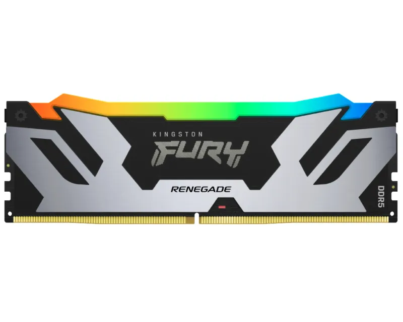 KINGSTON DIMM DDR5 48GB 6000MT/s KF560C32RSA-48 FURY Renegade Silver/Black RGB XMP  Slika 1