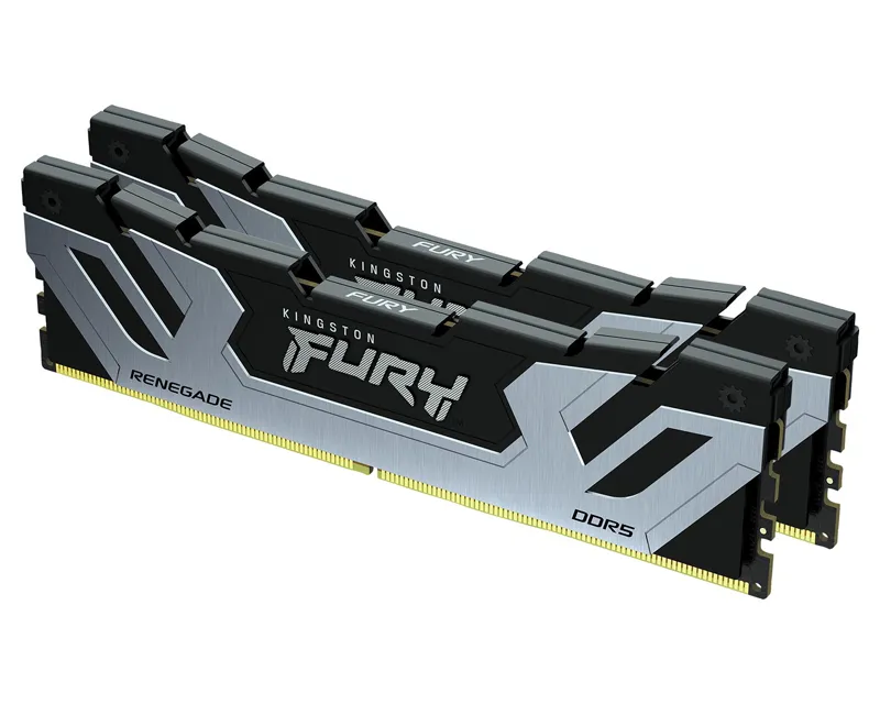 KINGSTON CUDIMM DDR5 48GB (2x24GB kit) 8400MT/s KF584CU40RSK2-48 FURY Renegade Silver XMP  Slika 2