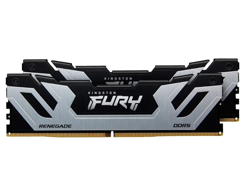 KINGSTON CUDIMM DDR5 48GB (2x24GB kit) 8400MT/s KF584CU40RSK2-48 FURY Renegade Silver XMP  Slika 1