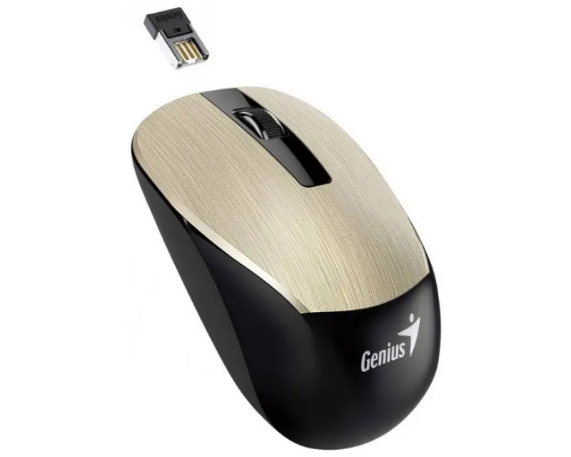 GENIUS NX-7015 Wireless Optical USB crno-zlatni miš Slika 2