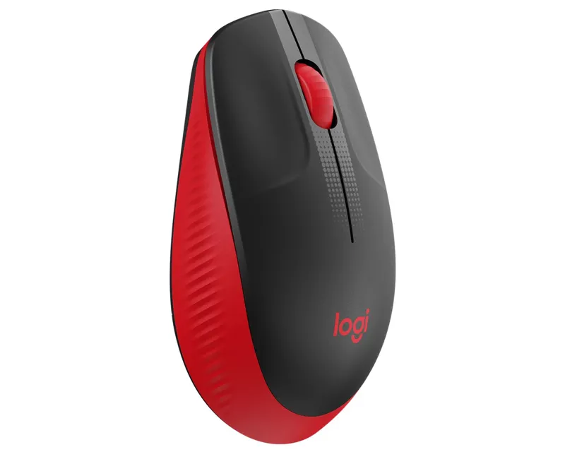 LOGITECH M190 Full-Size Wireless crveni miš Slika 2