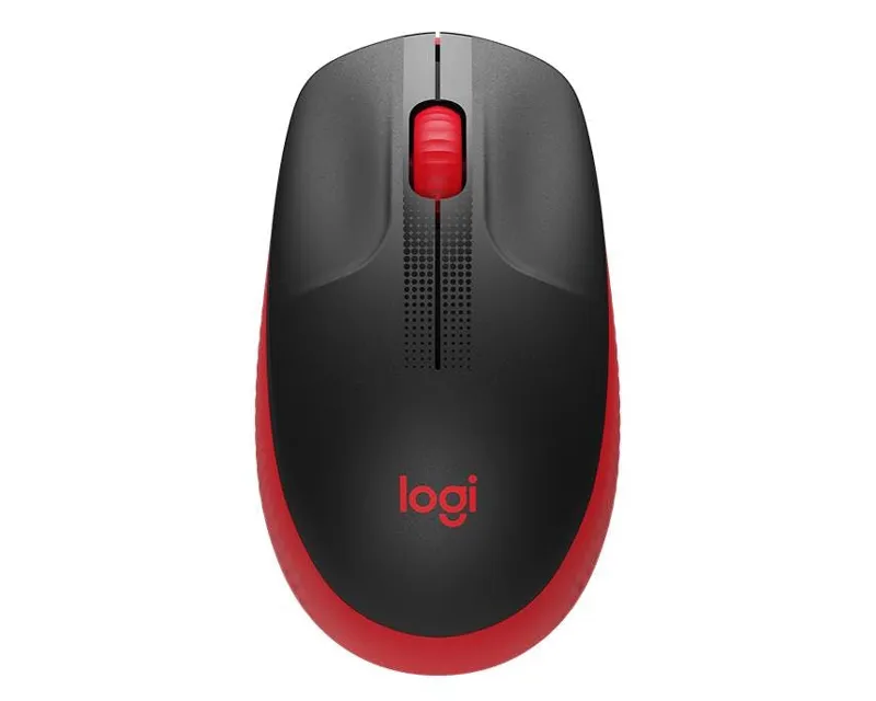 LOGITECH M190 Full-Size Wireless crveni miš Slika 1