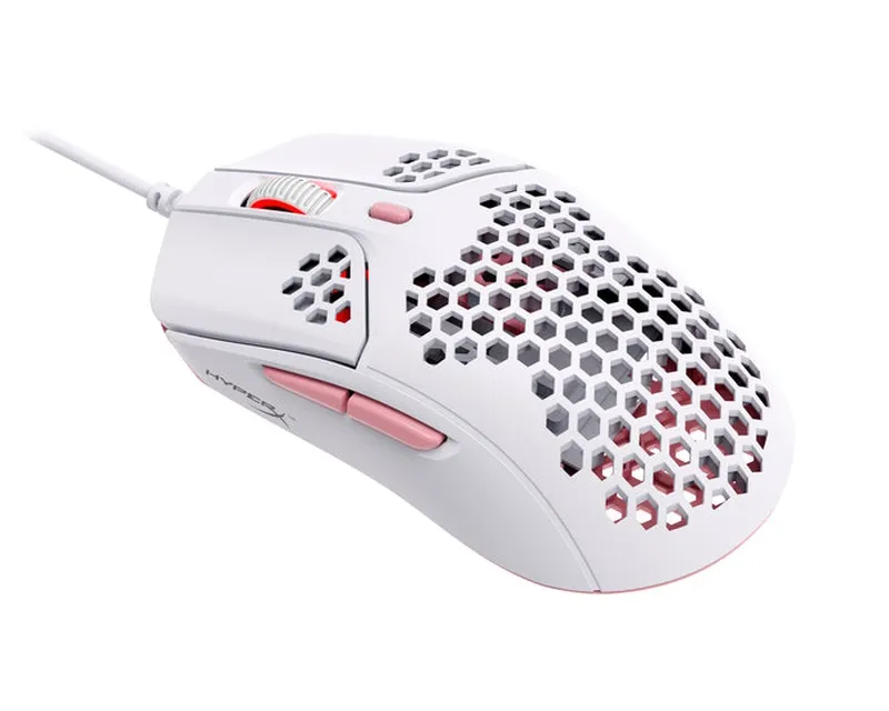 HYPERX Pulsefire Haste HMSH1-A-WT/G Gaming miš belo-roze  - Image 2