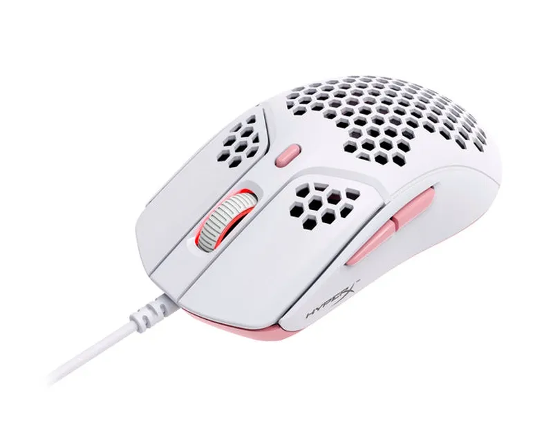 HYPERX Pulsefire Haste HMSH1-A-WT/G Gaming miš belo-roze  - Image 3