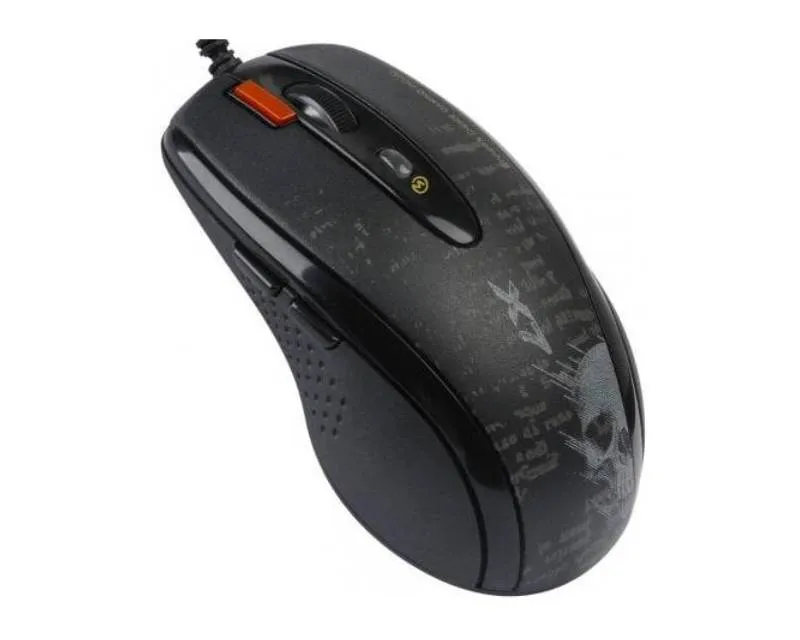 A4 TECH F5 V-Track Gaming USB crni miš  Slika 2