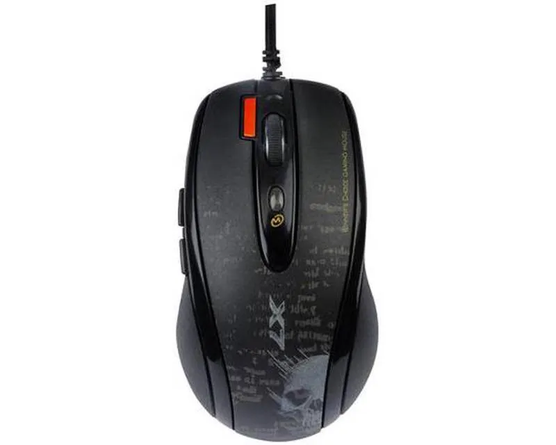 A4 TECH F5 V-Track Gaming USB crni miš  Slika 1