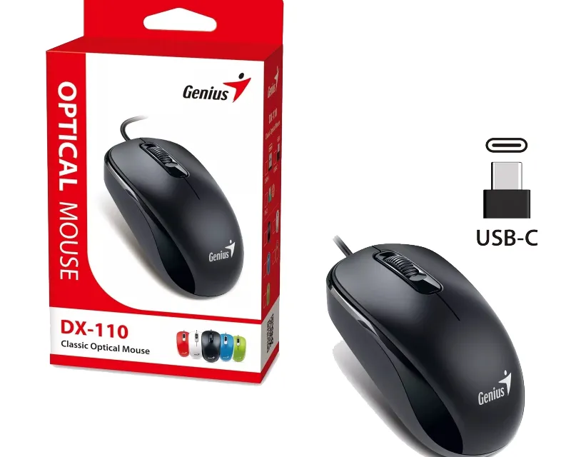 GENIUS DX-110 USB-C Optical crni miš Slika 4