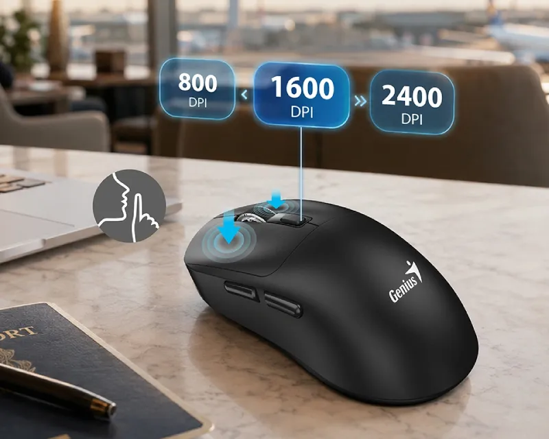 GENIUS NX-8260S BT Wireless Optical USB crni miš  Slika 7