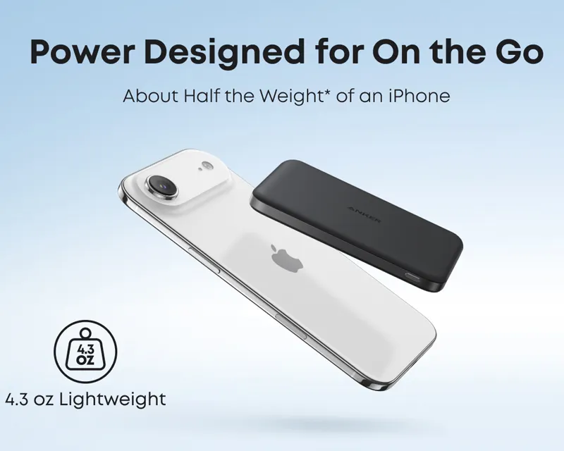 ANKER Nano 5000mAh, 20W, Power Bank crni  Slika 3