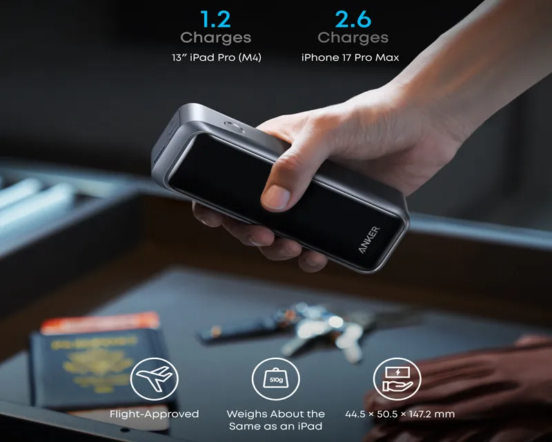 ANKER Prime 20000mAh, 220W, Power Bank crni  Slika 3