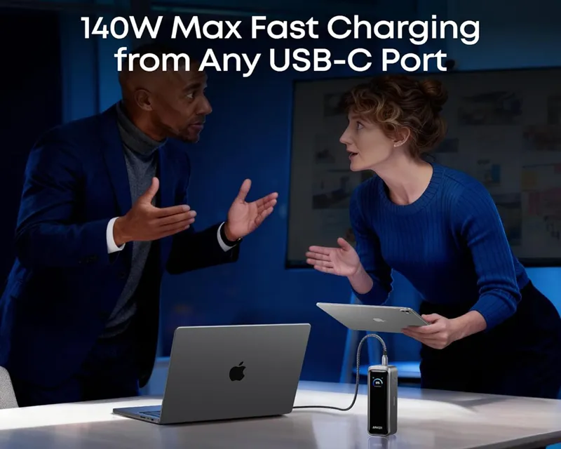 ANKER Prime 20000mAh, 220W, Power Bank crni  Slika 5